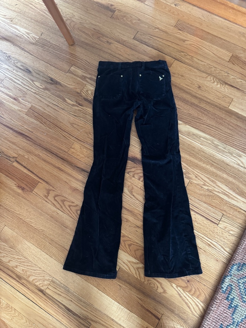 Women's Black Flare Corduroy Jeans
